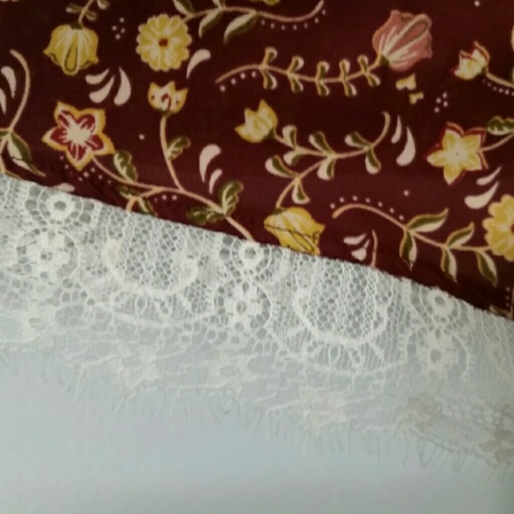 NWT Lauren Conrad autumn floral top size XL - Picture 5 of 7